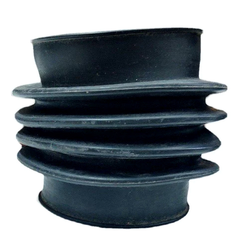 Silicone Rubber Bellow - Rubber, 25mm Diameter, 4mm Thickness, Black Color | Wear Resistant, Lightweight At 1.1kg, Automotive Industry Essential