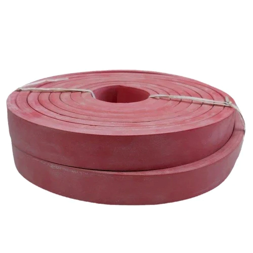 Silicone Rubber Strip - Red, 50 To 70 Shore A Hardness | Durable Round Design For Sealing, Cushioning, And Insulation In Industrial Applications