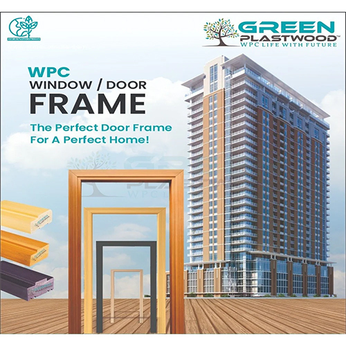 Green Plastwood WPC Moulded Chaukhat