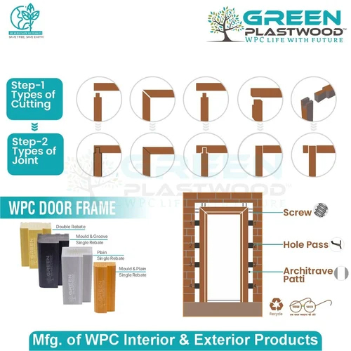 Double Rebated Wpc Door Frame
