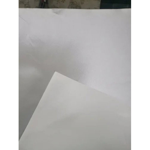 Satin Cloth Gum Sheet - Color: White
