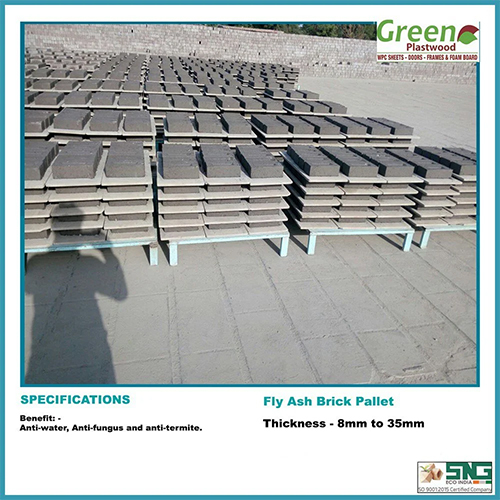 Recycle Plastic Fly Ash Brick Pallet