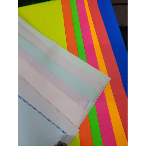 Fluorescent Cards Sheet - Color: Multicolor