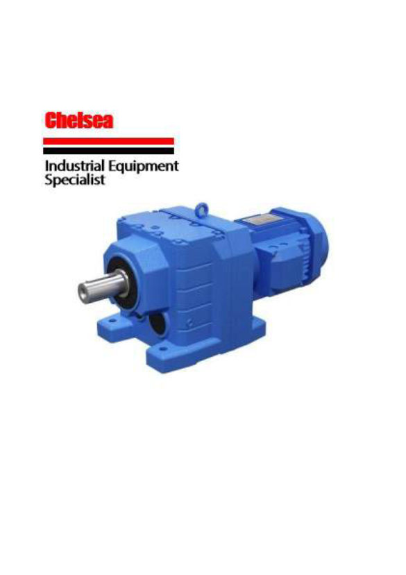 Compact YS-R Helical Reducer R97 Integrated Housing Smooth Transmission Low Noise