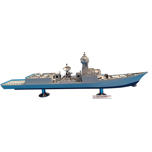 Ins Chennai Navy Battle Ship Model - Color: As Per Availability
