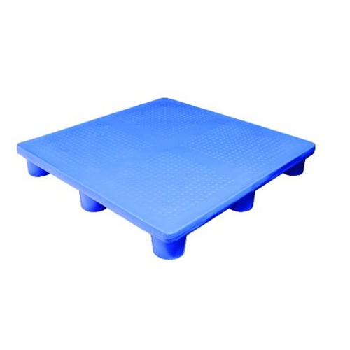 H Series 4 Way Entry Non Reversible Pallets - Color: Blue
