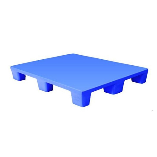 4 Way P Series Plastic Pallet (9 Leg) - Color: Blue