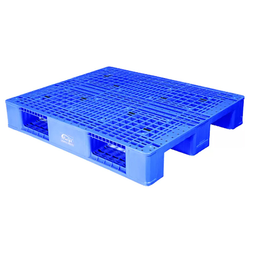 4 Way Hdpe Rackable Plastic Pallets - Color: Blue