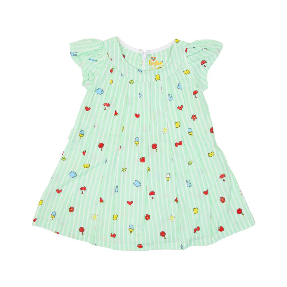 Organic Cotton Zip Sleeve Frock
