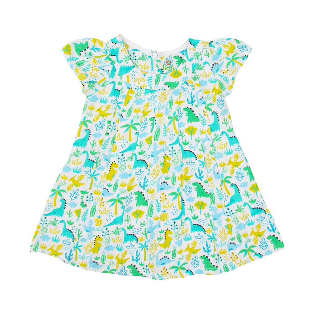 Organic Cotton Zip Sleeve Frock