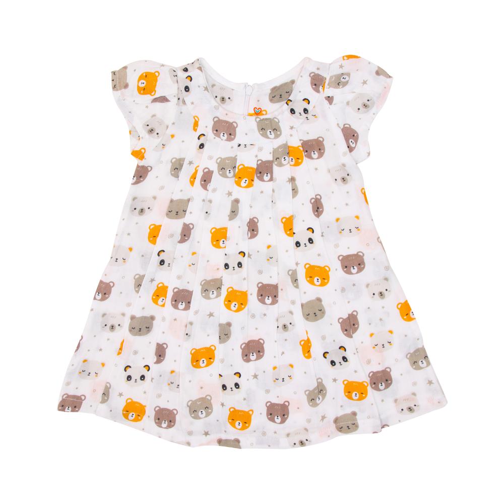 Organic Cotton Zip Sleeve Frock