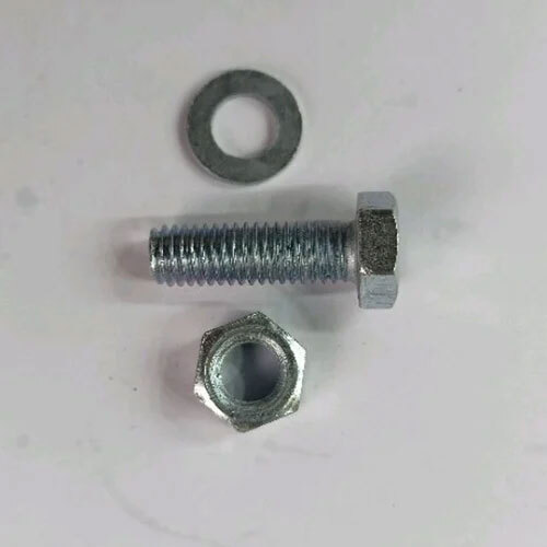 Mild Steel Polished Hex Nut Bolt Washer Set