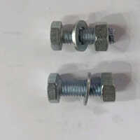 Mild Steel Polished Hex Nut Bolt Washer Set