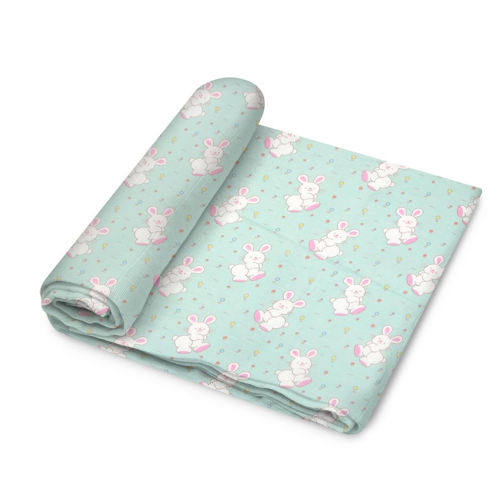 Organic Cotton Printed Mul Mul Swaddle