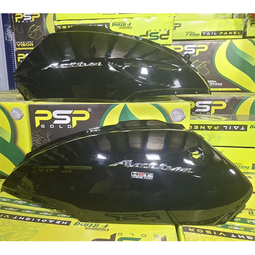 Honda Activa Black Side Panel - Finish: Polished