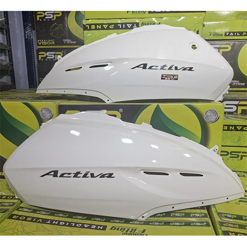 Honda Activa White Side Panel - Finish: Gloosy