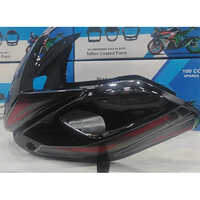 Bajaj Pulsar 220f Red Front Fairing Visor Finish: Glossy at Best