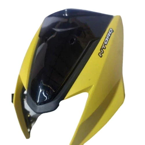 TVS Ntorq Yellow Front Visor