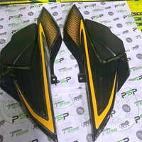 Tvs Victor Side Panel - Color: Black(base)
