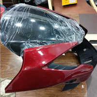 Honda Livo Headlight Visor - Color: A  Black And Red