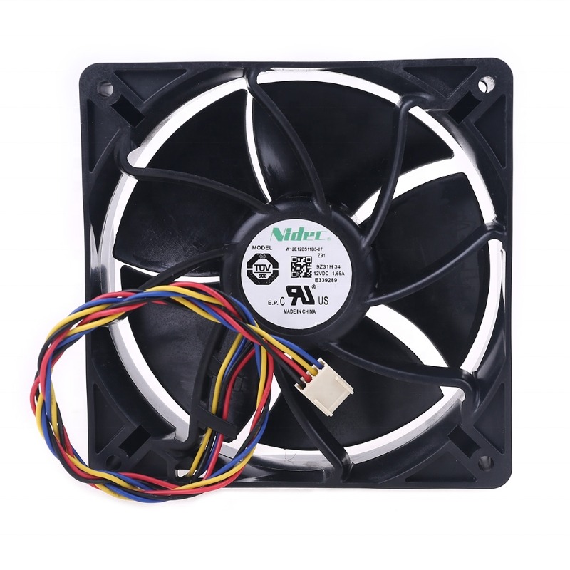NIDEC W12E12BS11B5-57 12V DC 1.65A 120X120X38mm 12cm 12038 267CFM Cabinet Chassis Large Air Volume Axial Cooling Fan