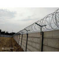 Y shape post with coil fencing