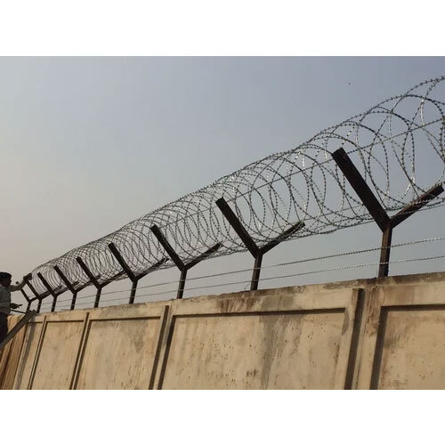 Concertina Coil Security Fencing - Application: Industrial Sites