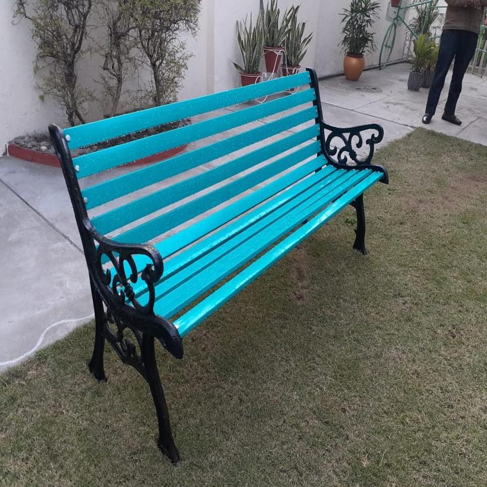 3 Seater Cast Iron Bench