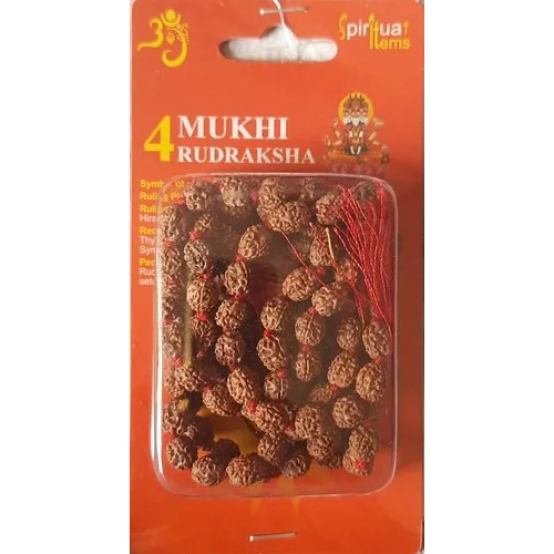 4 mukhi indonesian rudraksha mala