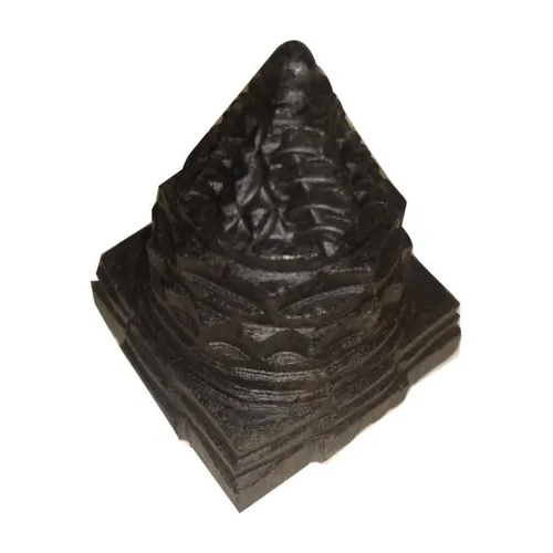 Shaligram Shree Yantra - Color: Black