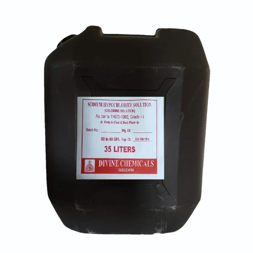 35 Ltr Sodium Hypochlorite - Cas No: 7681529