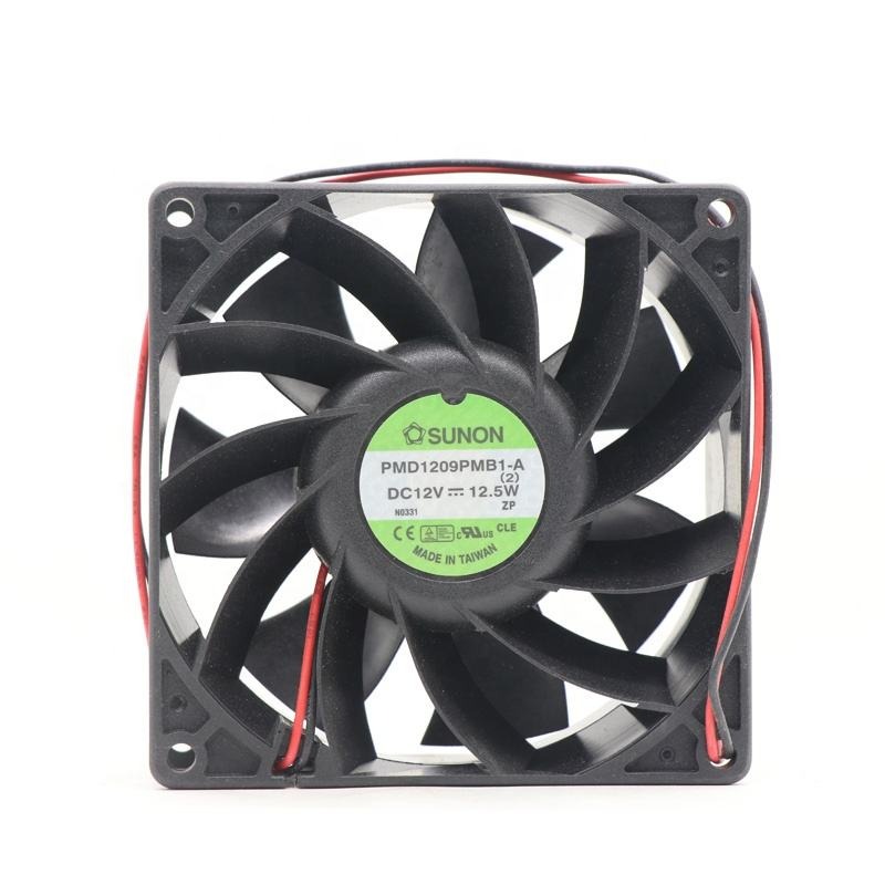 Sunon PMD1209PMB1-A(2) 92x92x38 mm 12V DC 4900RPM 120.2CFM 1.01A 12.5W 57.6dbA Inverter Compact Axial Cooling Fans
