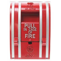 Red Addressable SIGA-270 Edward Manual Call Point For Fire Alarm System