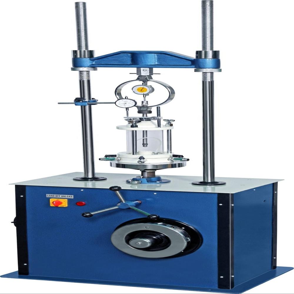 Triaxial Testing Machine - Stainless Steel, 700 x 500 mm | Load Capacity 100kN, Accuracy Â±1%, Power Supply 230V, Weight 150kg
