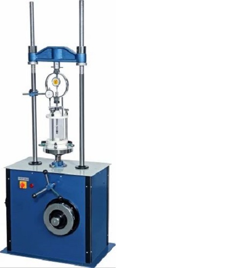 Triaxial Testing Machine - Stainless Steel, 700 X 500 Mm | Load Capacity 100kn, Accuracy ±1%, Power Supply 230v, Weight 150kg