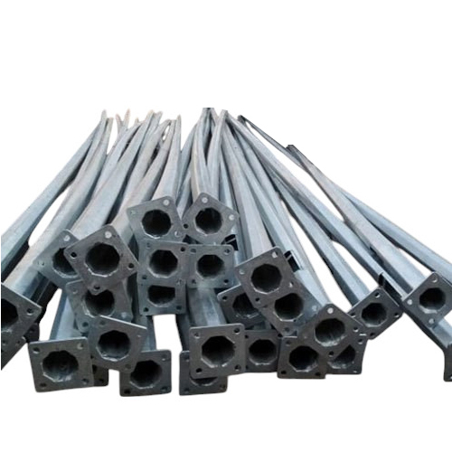 Octagonal Lighting Pole - Color: As Per Requirement