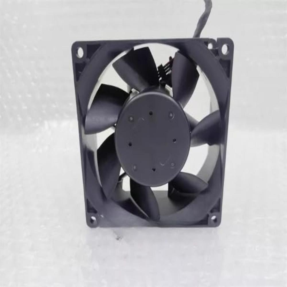 NMB 09238RA-12L-GL Axial Fan 12V-1.06A DC Brushless Air Cooling Fan 3500 RPM 90 * 90 * 38mm 3-Wire