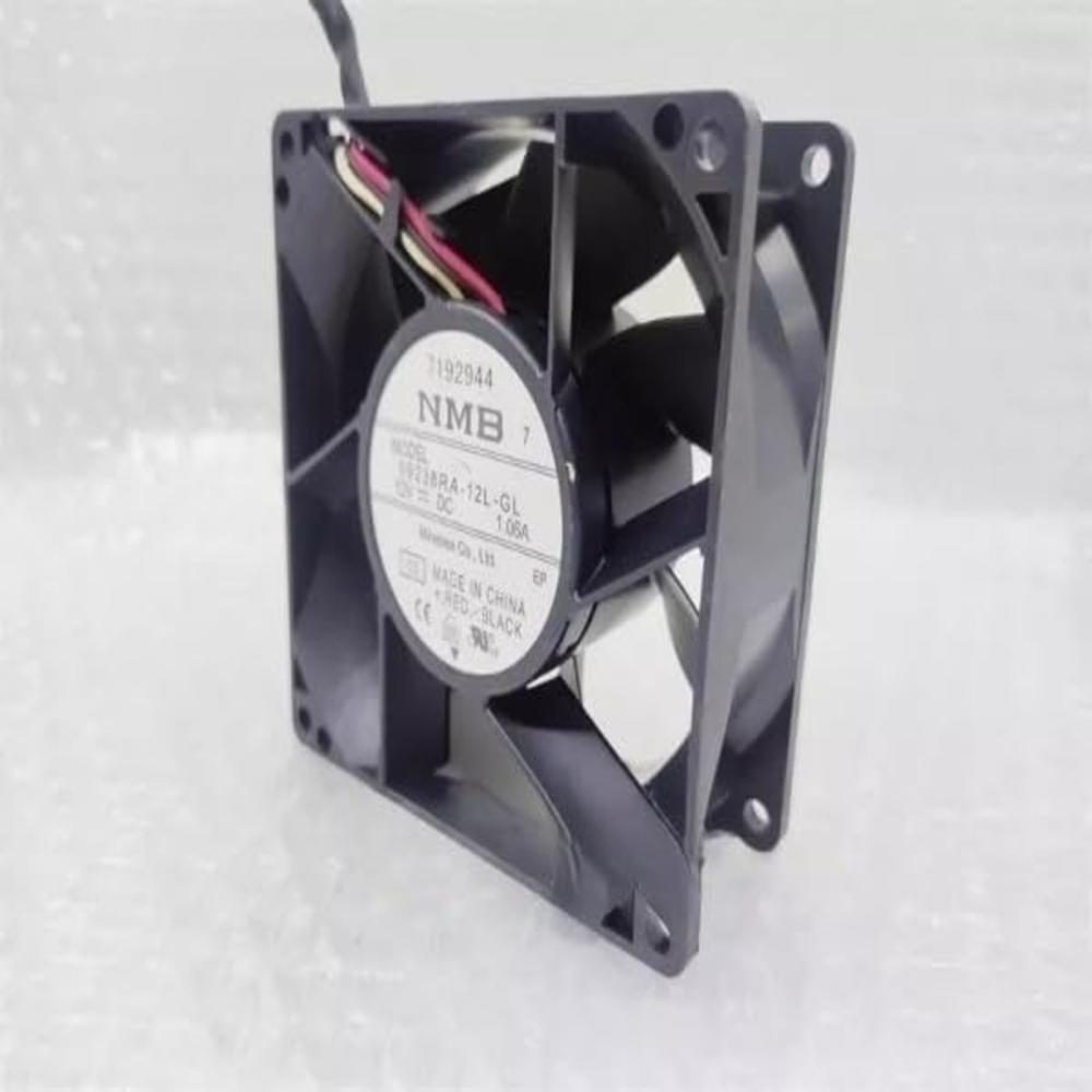 NMB 09238RA-12L-GL Axial Fan 12V-1.06A DC Brushless Air Cooling Fan 3500 RPM 90 * 90 * 38mm 3-Wire
