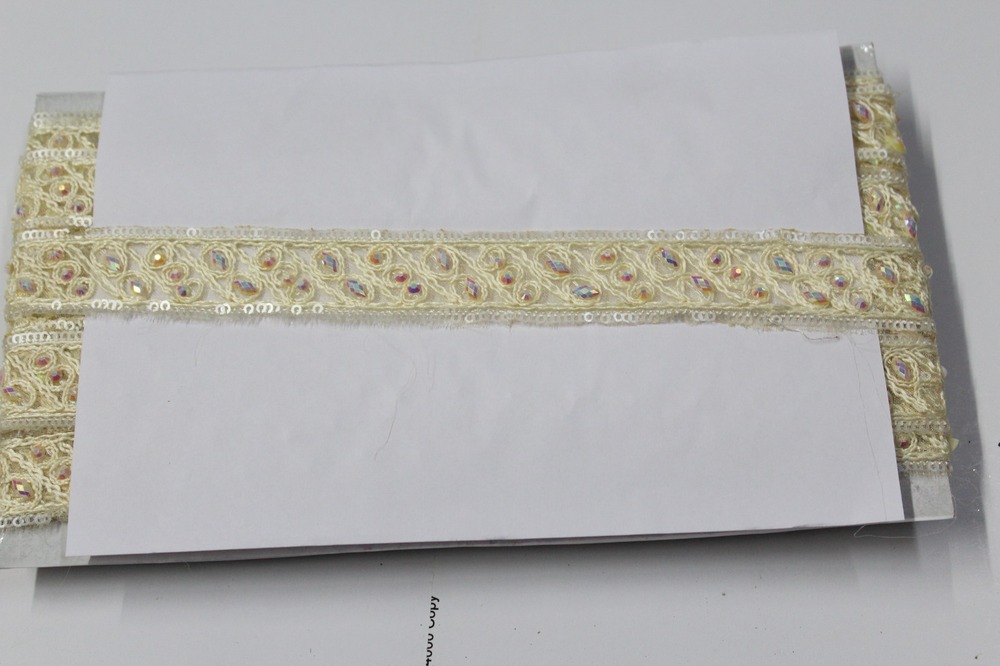 Handwork Off Whit Lace - Decoration Material: Sequins