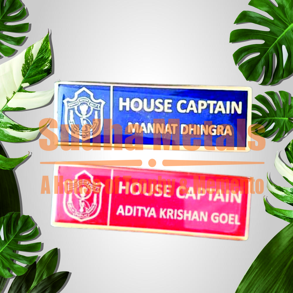 Metal Badges - Metal, Standard Size, Various Colors | Smooth Finish, Custom Logo, Round Shape For Versatile Branding Solutions
