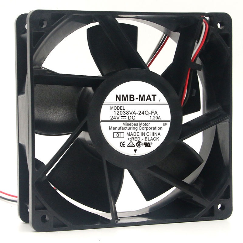 NMB 12038VA-24Q-FA DC24V 1.20A 120*120*38MM 12038 12CM Brand-new Original Frequency Converter Axial-flow Cooling Fan