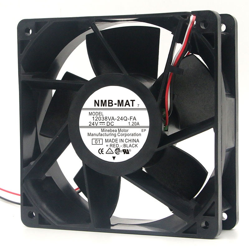 NMB 12038VA-24Q-FA DC24V 1.20A 120*120*38MM 12038 12CM Brand-new Original Frequency Converter Axial-flow Cooling Fan