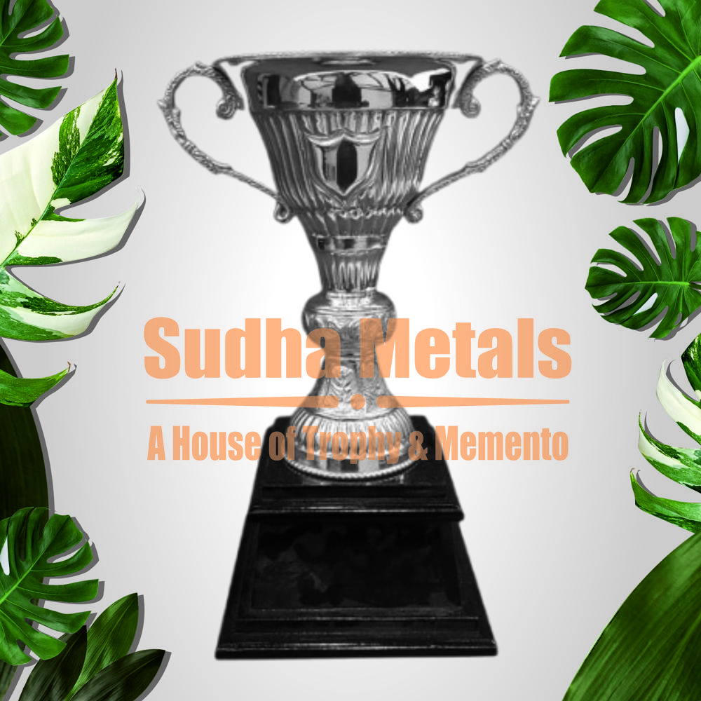 Sports Trophy Cup - Metal Construction Standard Size | Plated Technique Customizable Logo Smooth Finish Ideal for Awards