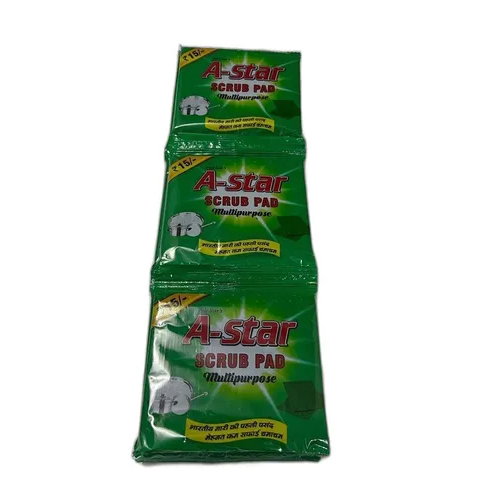 Green Nylon Scrub Pad - Feature: Cleaning Utensils