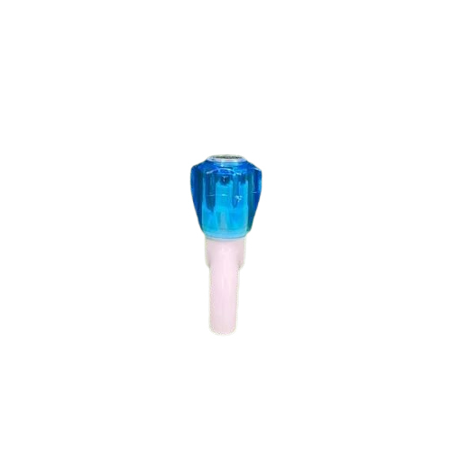 Plastic Long Body Tap - Color: White And Blue