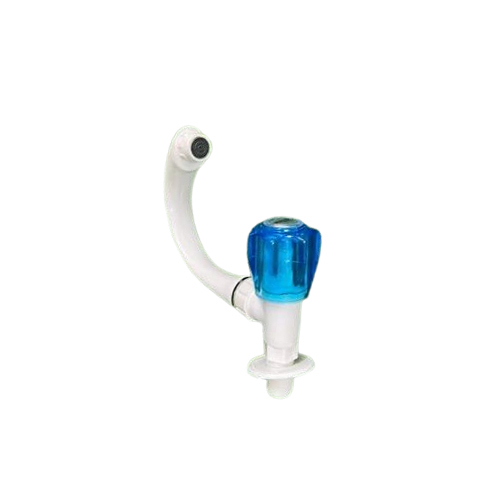 Plastic Wash Basin Tap - Color: White And Blue