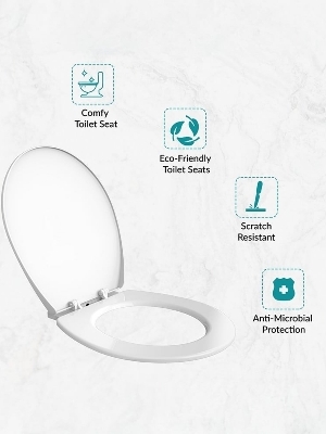 Plastic Toilet Seat Covers - Color: White