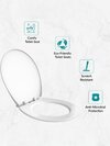 Plastic Toilet Seat Covers - Color: White