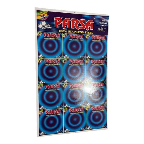 Scrubber Packaging Sheet