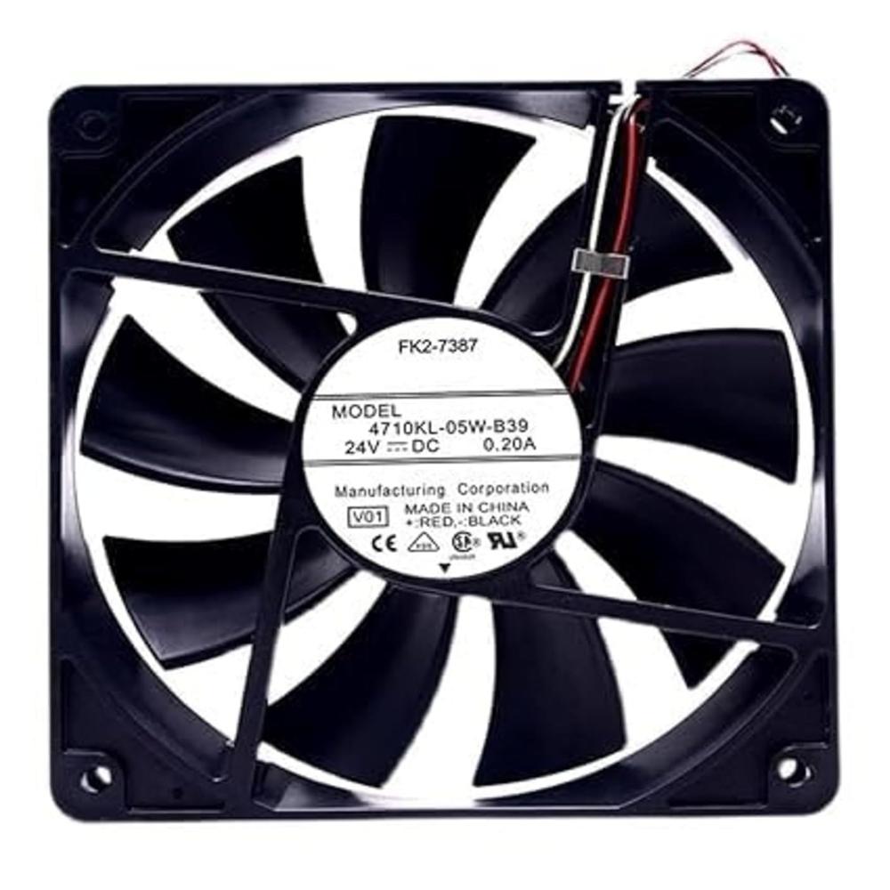 NMB-MAT 4710KL-05W-B39 Axial Fan 24V-0.20A DC Brushless Air Cooling Fan 2800 RPM 120 * 120 * 25mm 3-Wire